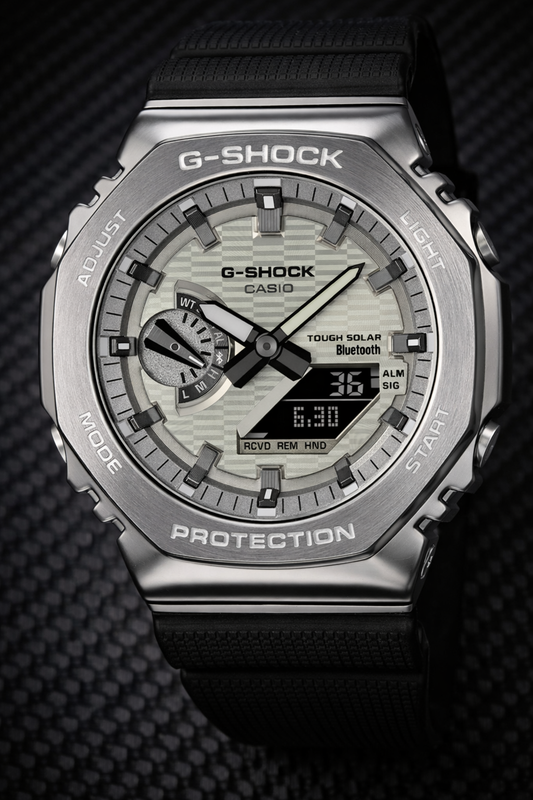 Casio G-Shock Tough Solar Bluetooth Analog-Digital Watch with Stainless Steel Case