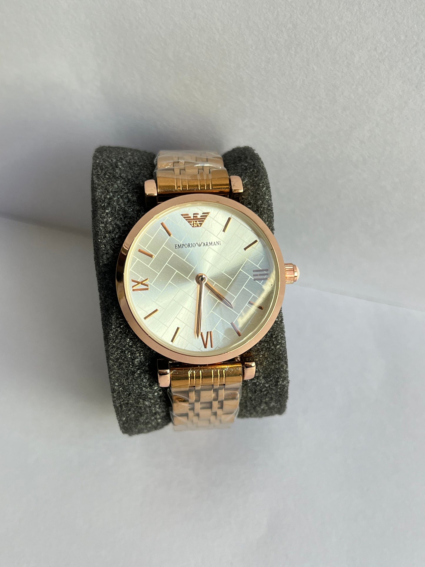 Luxury Gold Dial Stainless Steel Watch for Women