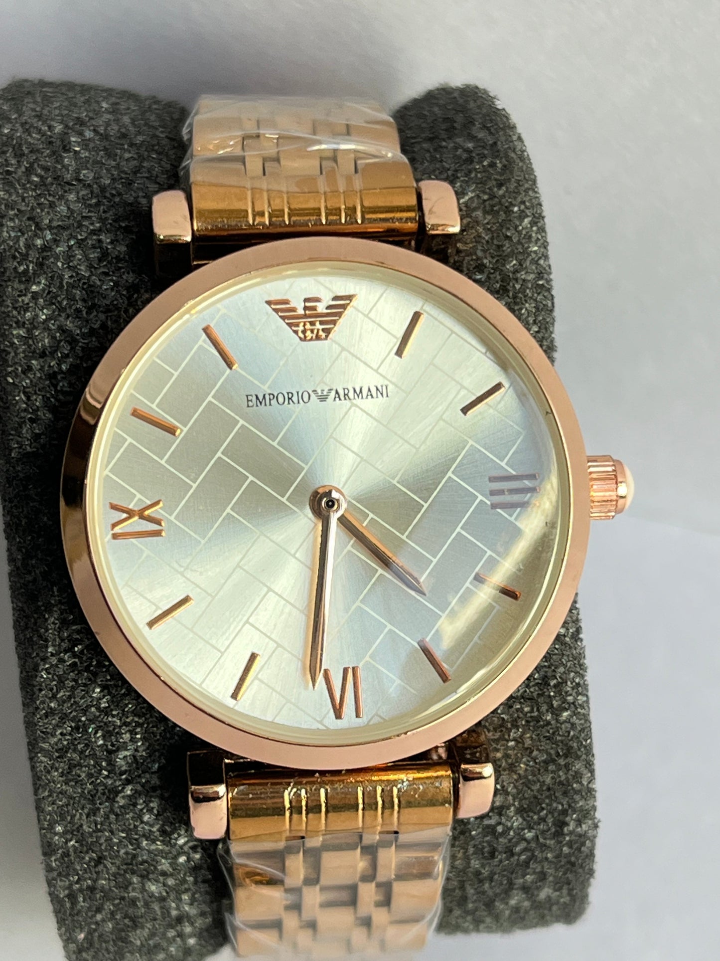 Luxury Gold Dial Stainless Steel Watch for Women