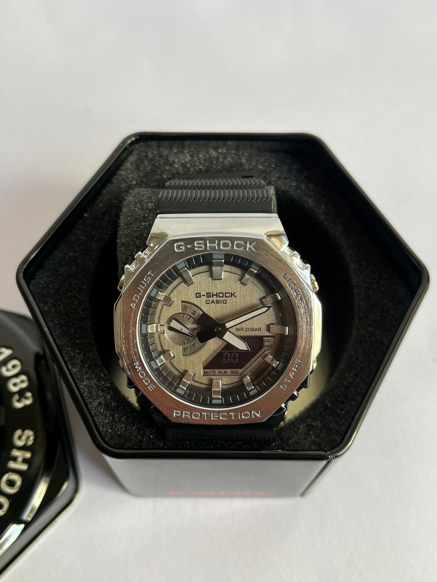 Casio G-Shock Tough Solar Bluetooth Analog-Digital Watch with Stainless Steel Case