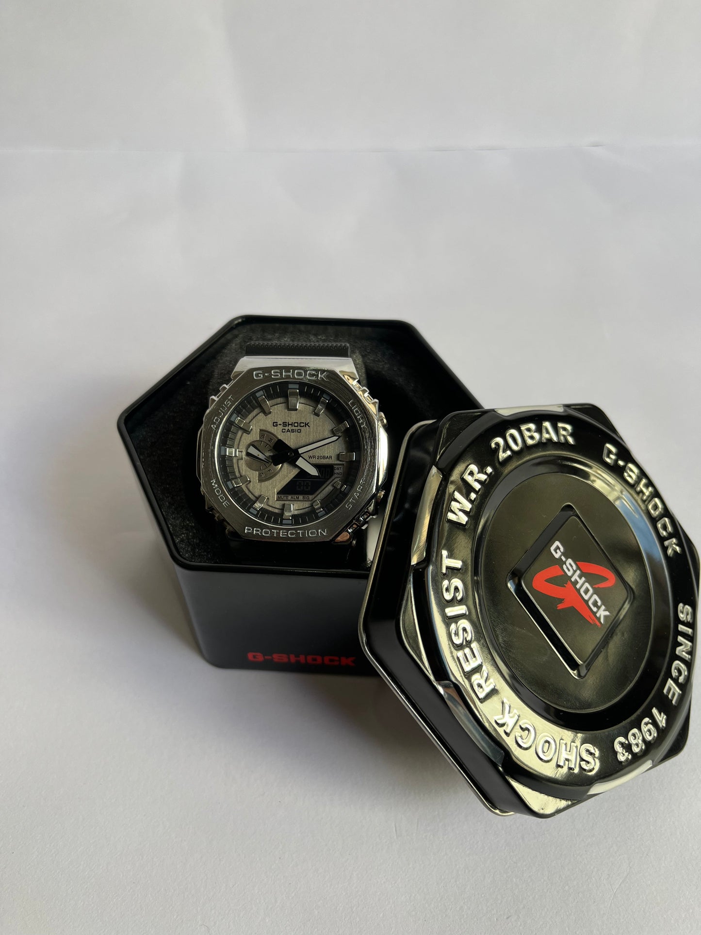 Casio G-Shock Tough Solar Bluetooth Analog-Digital Watch with Stainless Steel Case